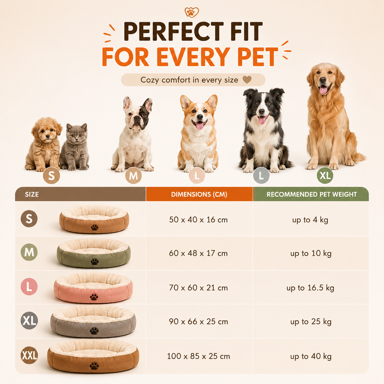 Ultra Soft Calming Pet Bed