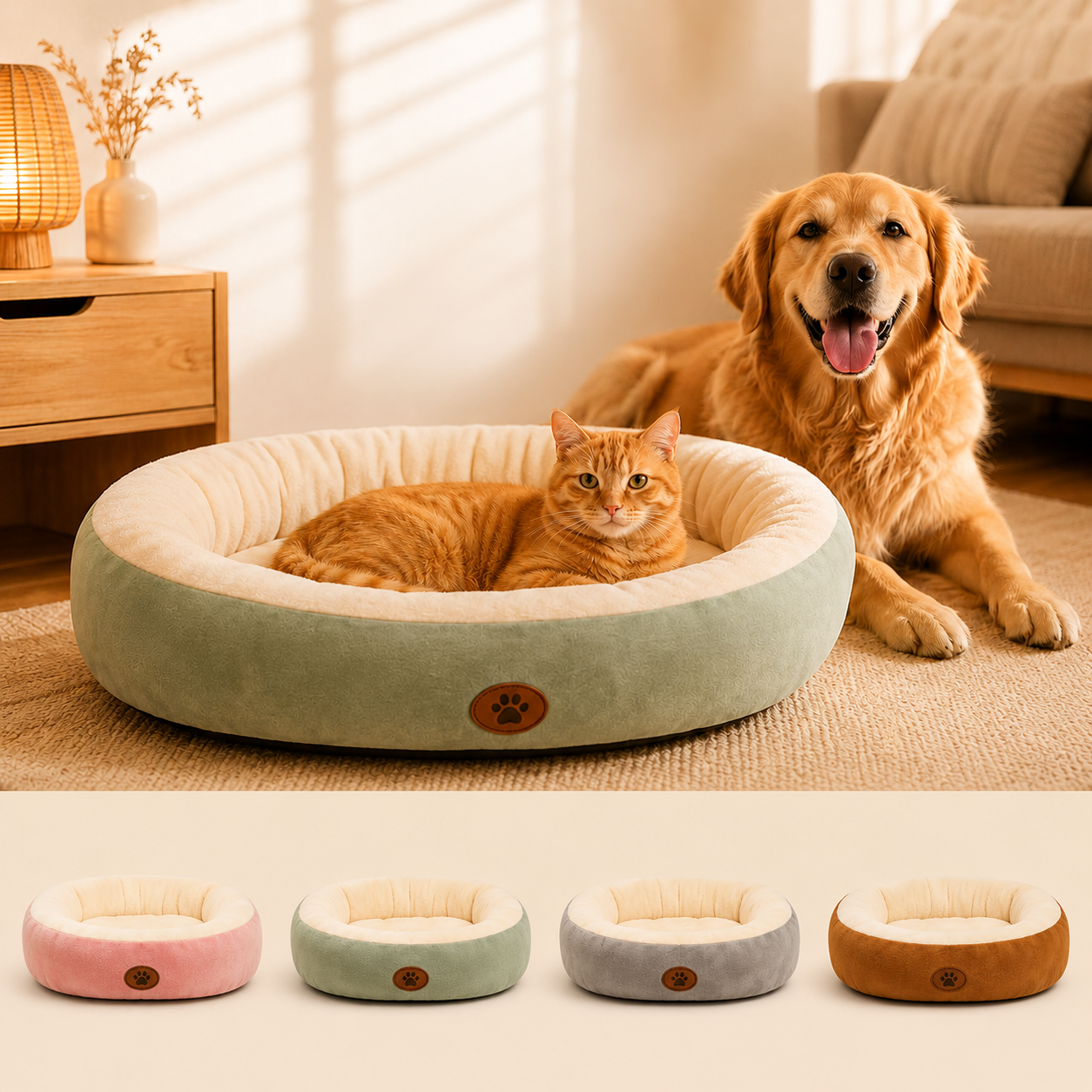 Ultra Soft Calming Pet Bed