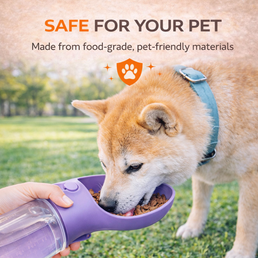 3-in-1 Portable Pet Travel Bottle
