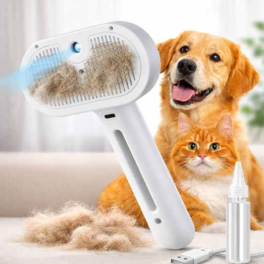 Steam Pet Brush – Remove Shedding & Calm Your Pet
