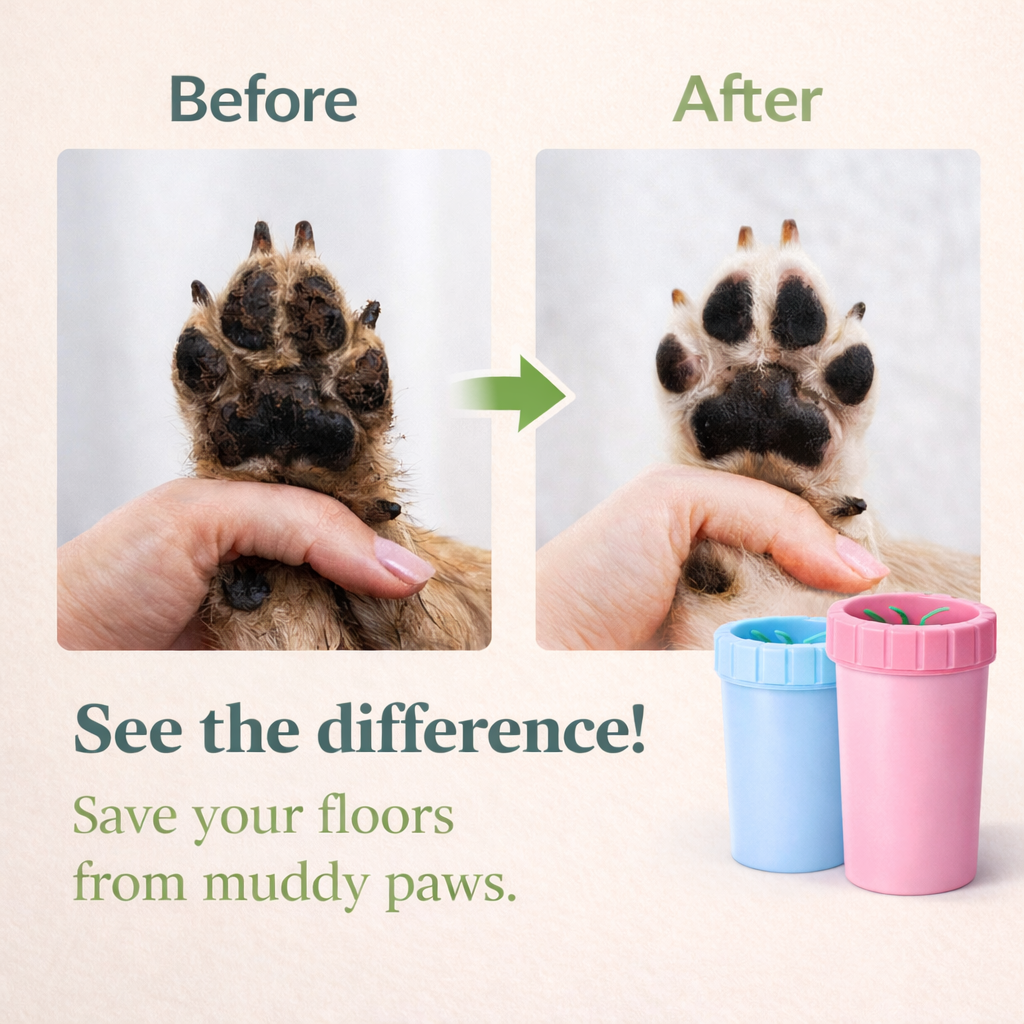 Portable Dog Paw Cleaner Cup