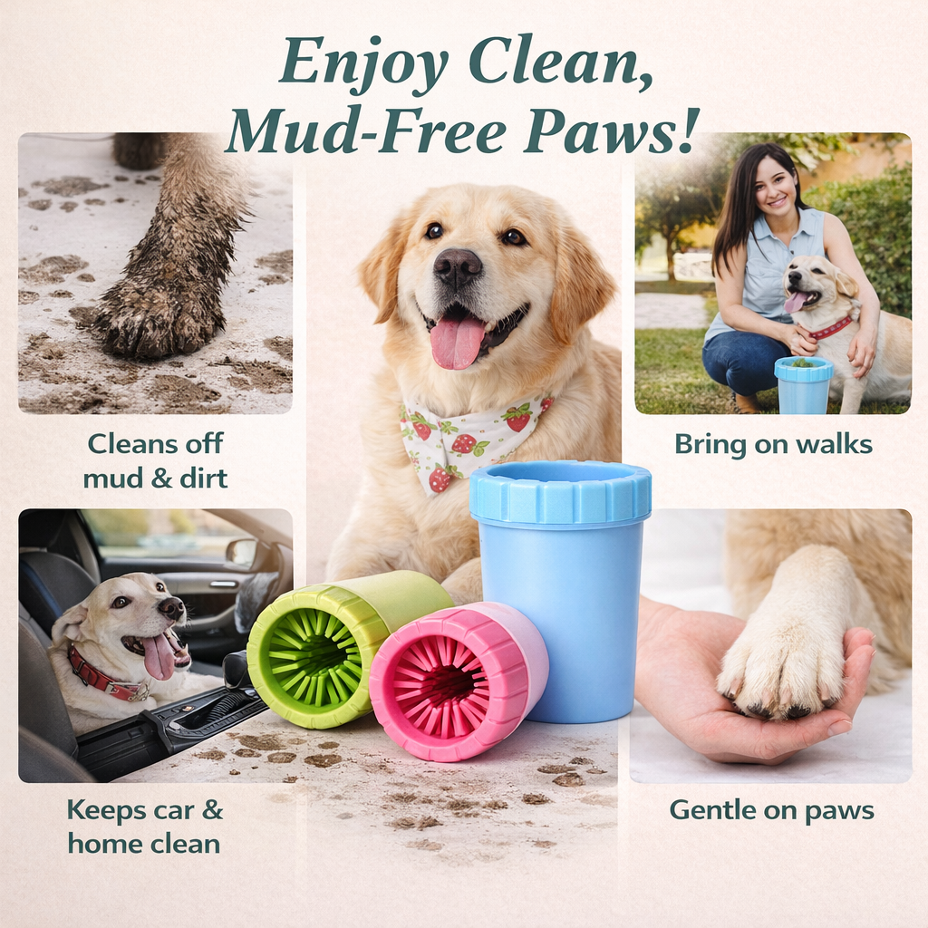 Portable Dog Paw Cleaner Cup