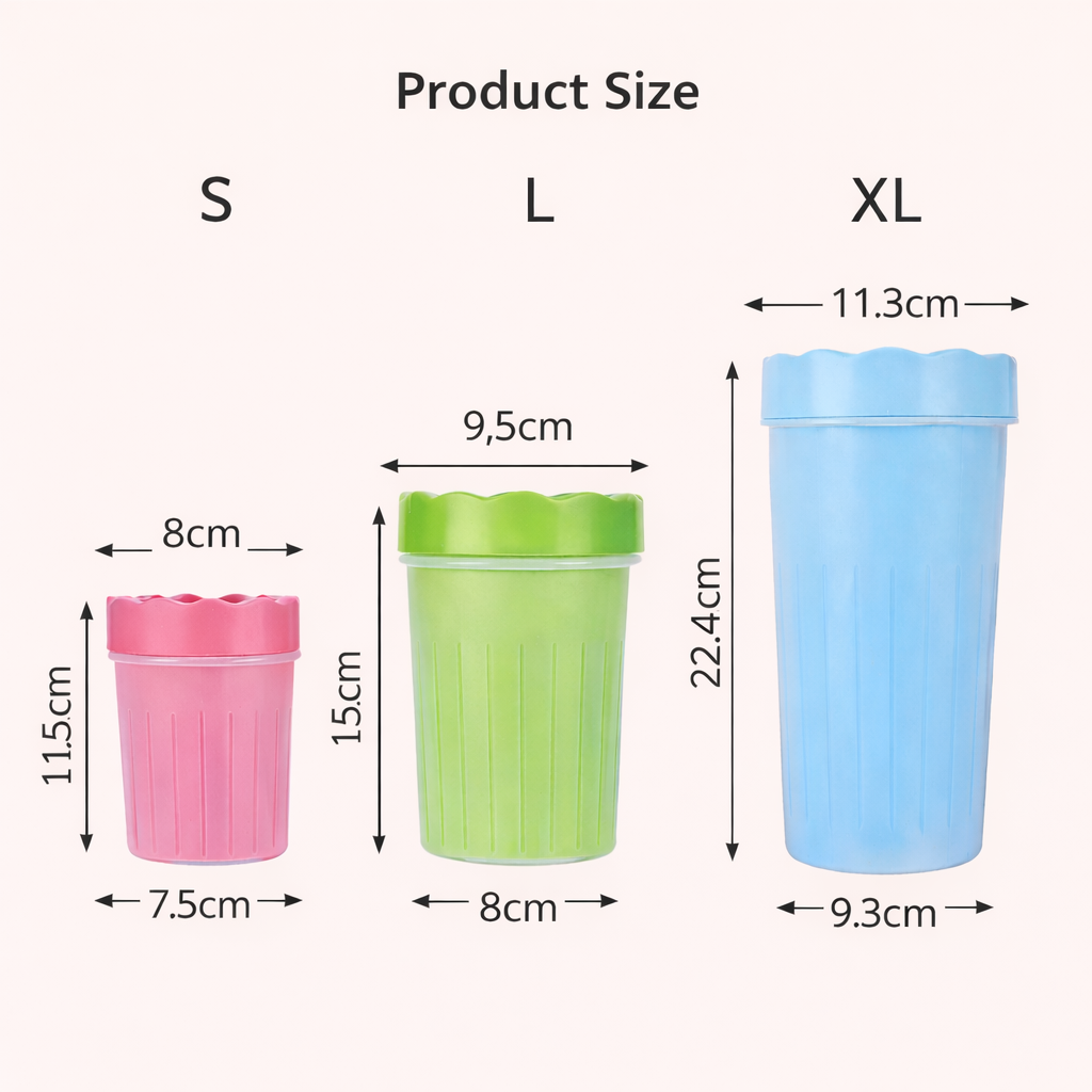 Portable Dog Paw Cleaner Cup
